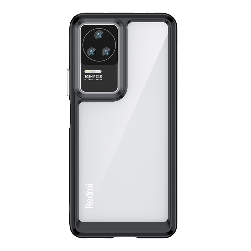 Outer Space Case til Xiaomi Poco F4 5G cover med en fleksibel ramme sort