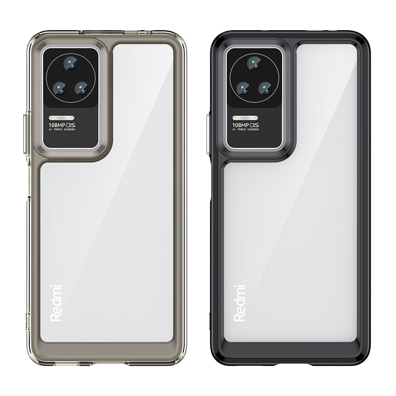 Outer Space Case til Xiaomi Poco F4 5G cover med en fleksibel blå ramme