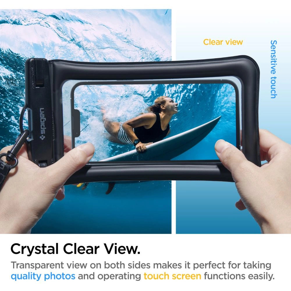 Spigen Aqua Shield A610 Case Waterproof Floating on Water - sort