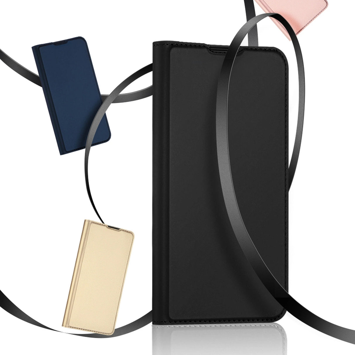 Dux Ducis Skin Pro Holster Cover Flip Cover til Xiaomi Poco F4 5G lyserød