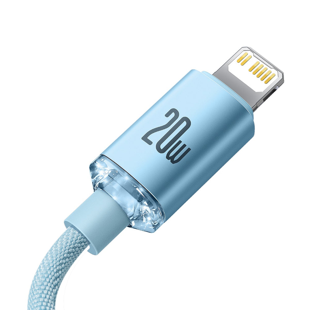 Baseus CAJY001303 Lightning - USB-C PD-kabel 20W 480Mb/s 1,2m - blå