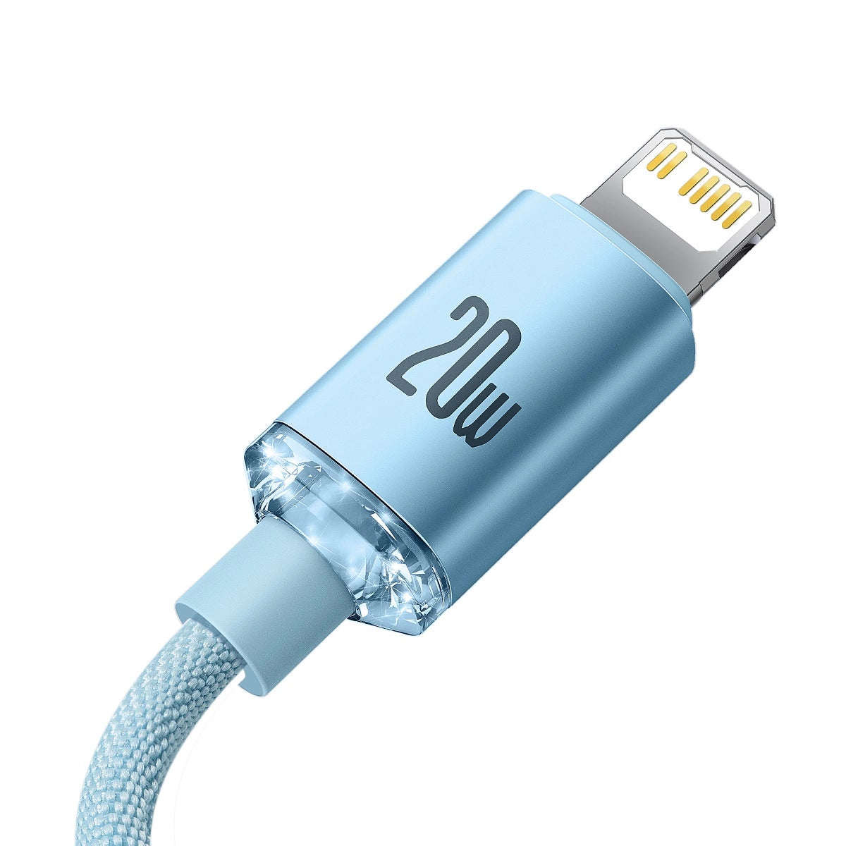 Baseus CAJY001303 Lightning - USB-C PD kabel 20W 480Mb/s 1.2m - blå