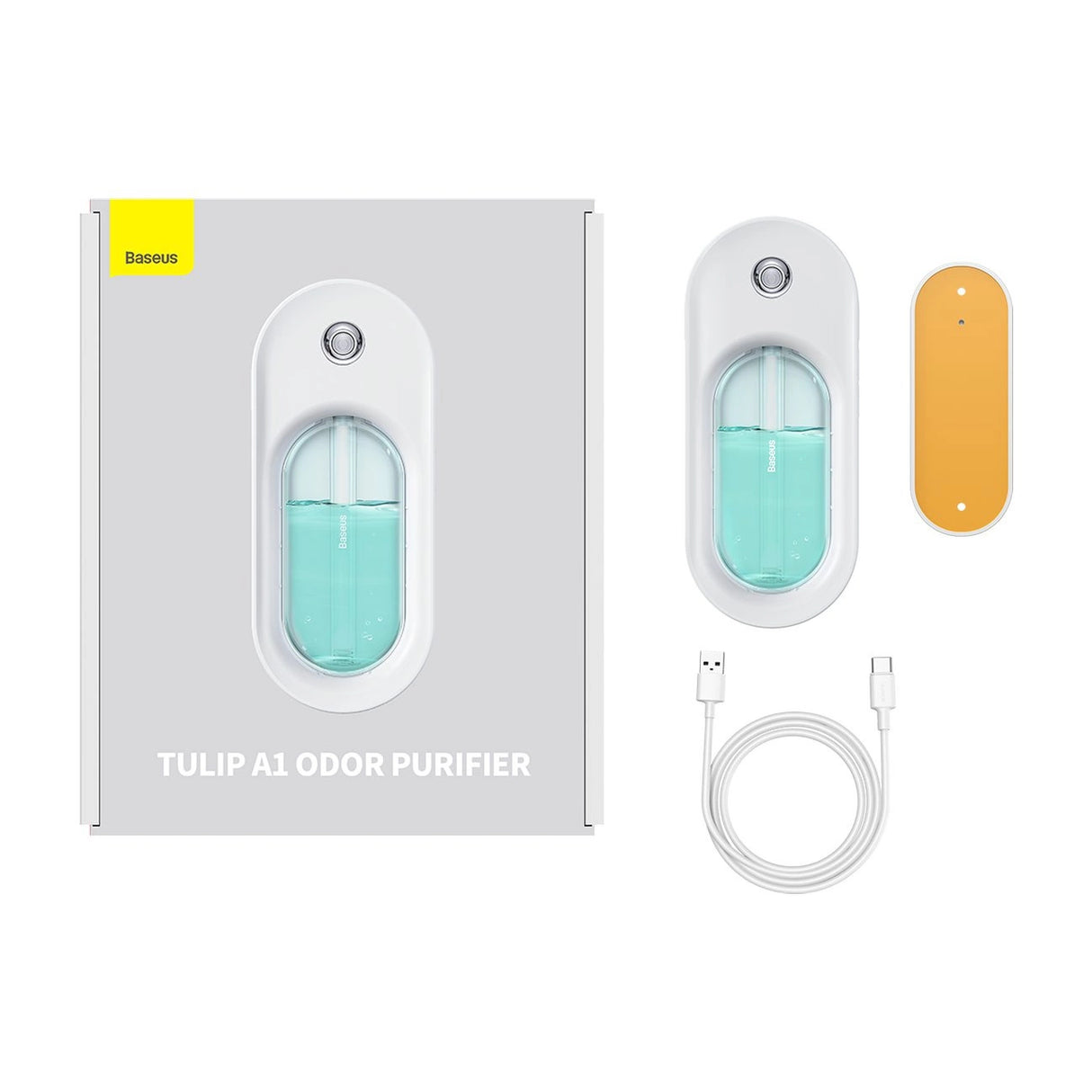 Baseus Tulip A1 lugtrensningsanordning hvid (ACYX000002)