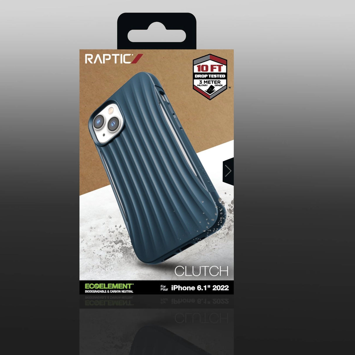 Raptic X-Doria Clutch Case iPhone 14 bagdæksel blå