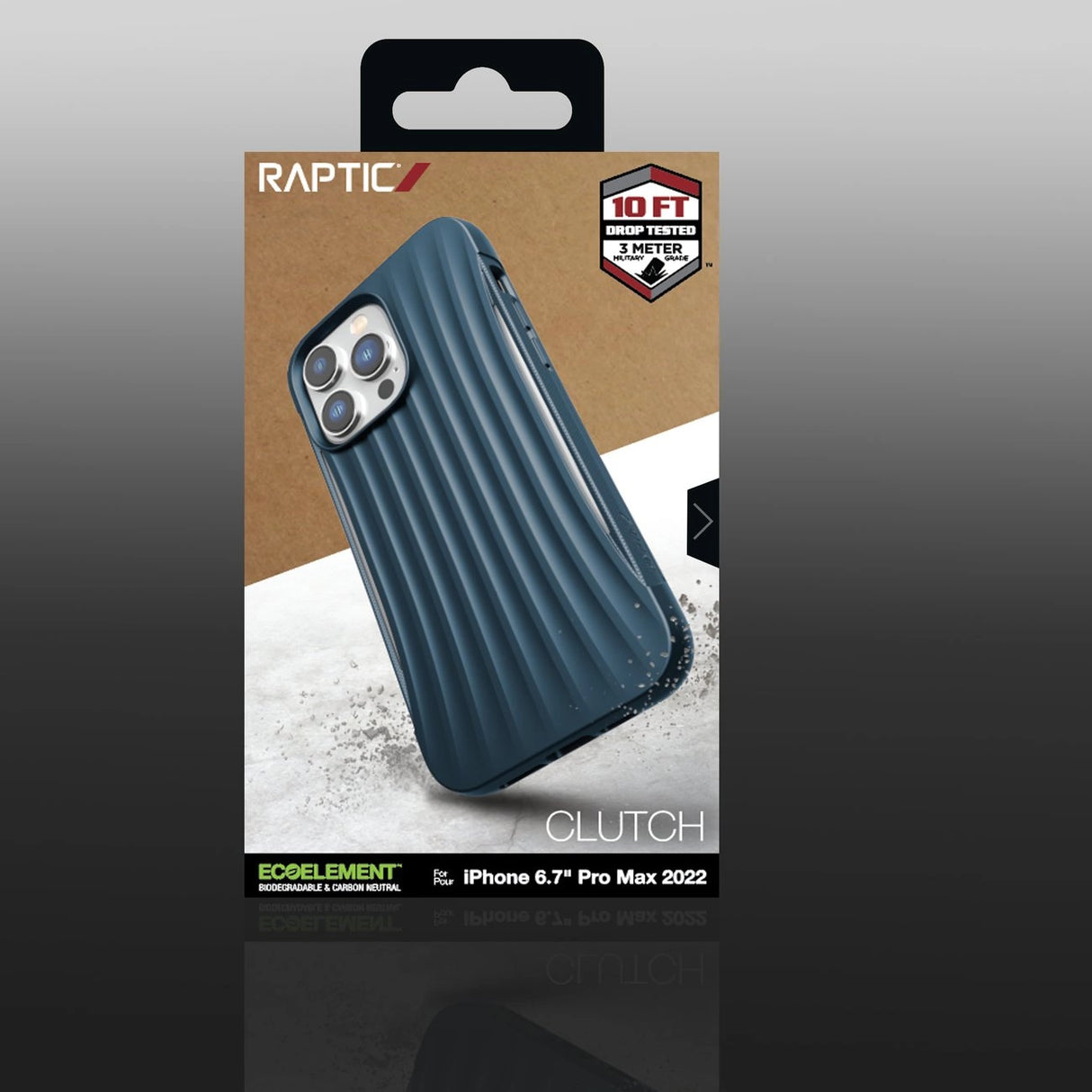 Raptic X-Doria Clutch Case iPhone 14 Pro Max bagdæksel blå