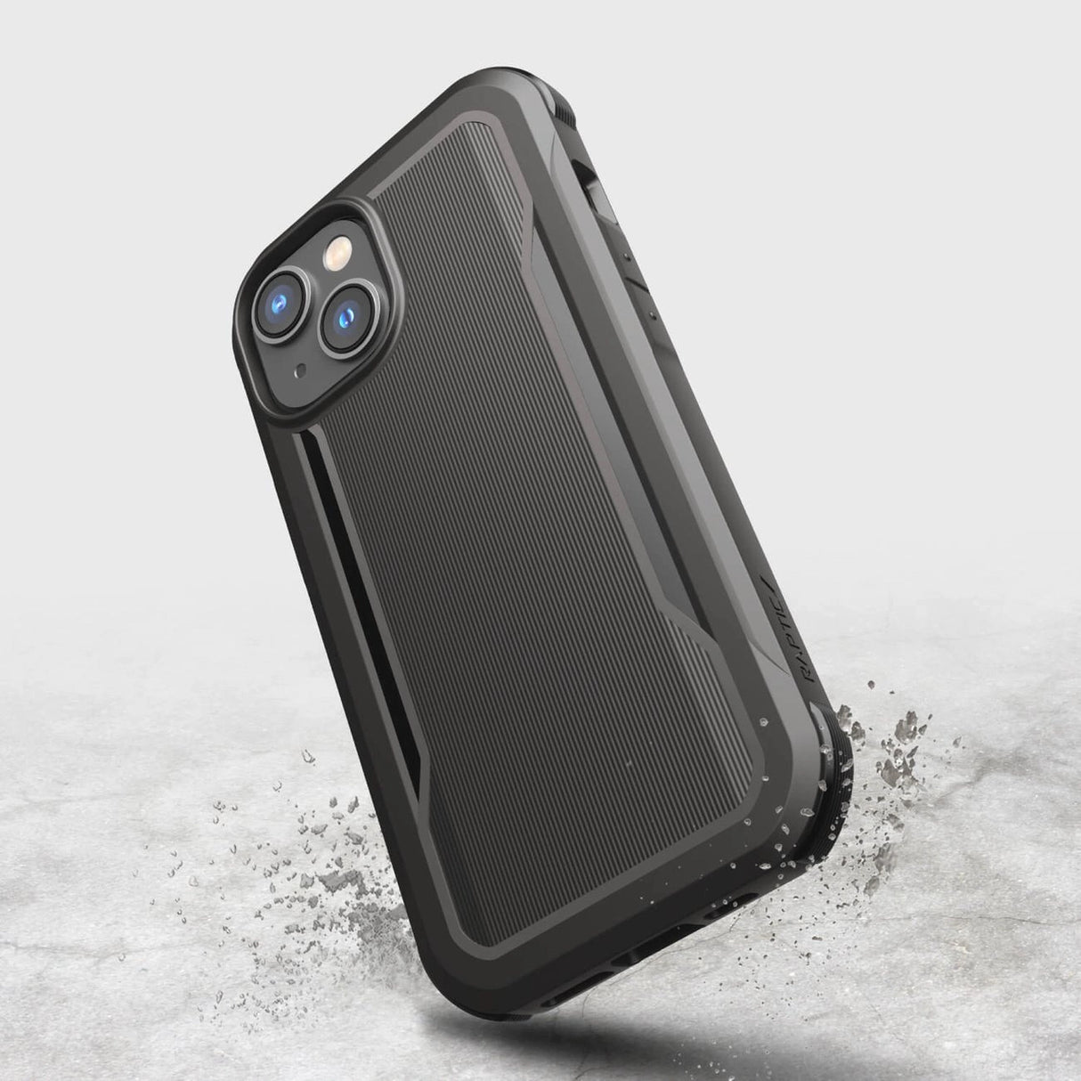 Raptic X-Doria Fort Case iPhone 14-hylster med MagSafe pansret cover sort