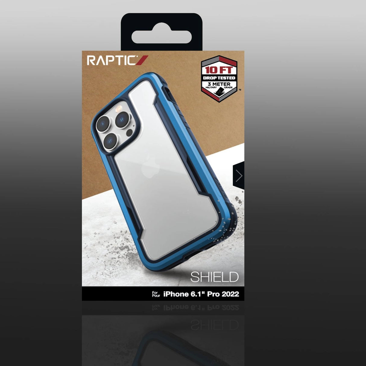 Raptic X-Doria Shield Case iPhone 14 Pro pansret cover blå