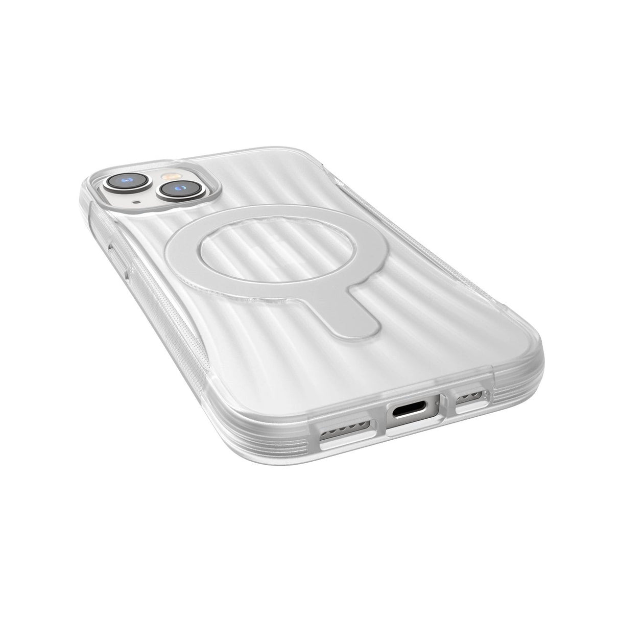Raptic X-Doria Clutch Case iPhone 14 med MagSafe bagdæk gennemsigtigt