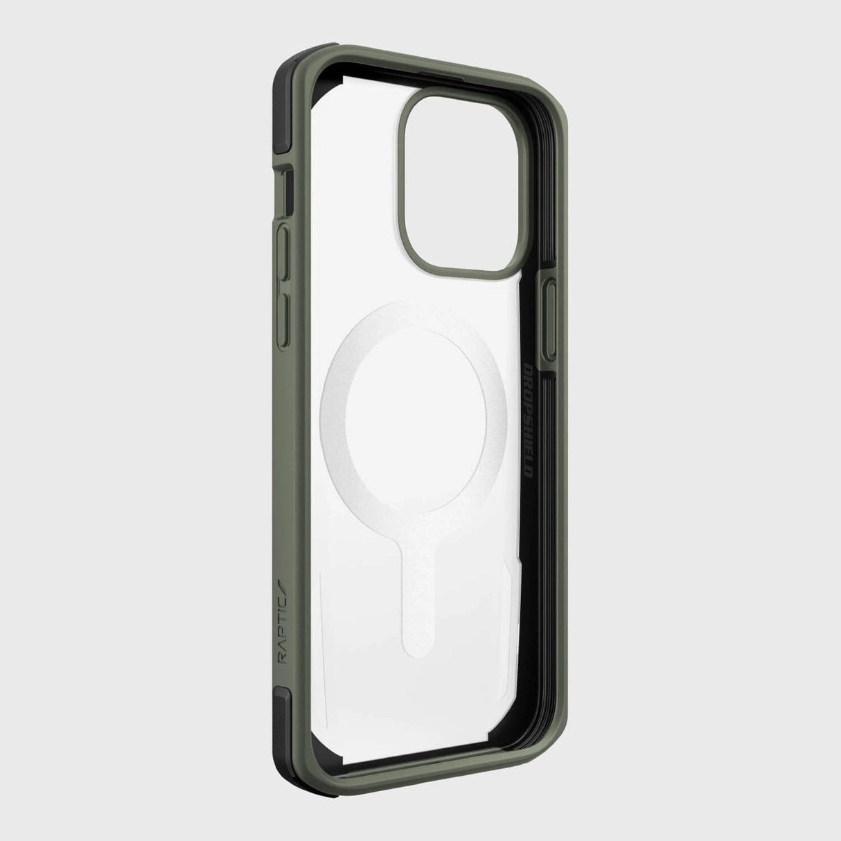Raptic X-Doria Secure Case iPhone 14 Pro med MagSafe pansret cover grønt