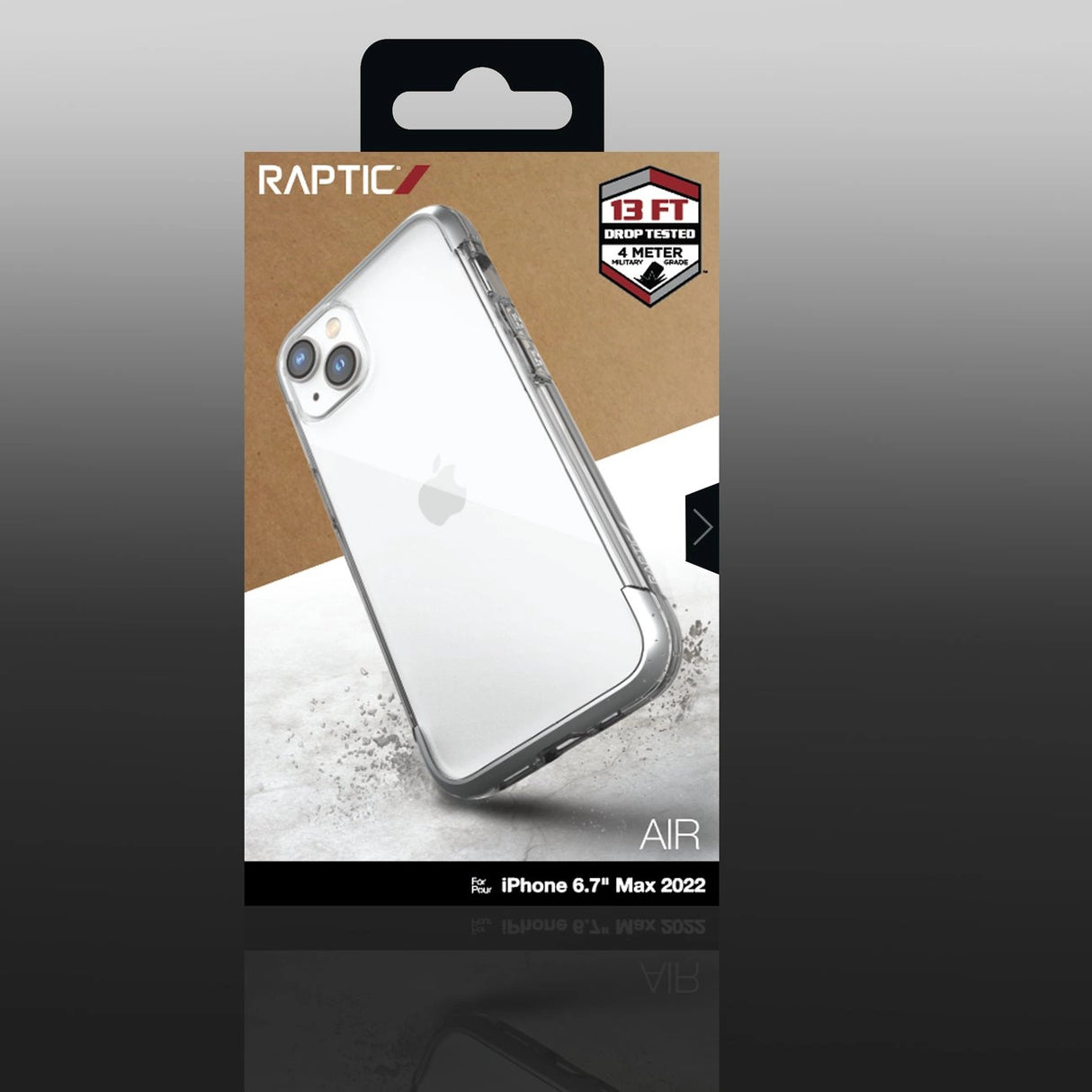 Raptic X-Doria Air Case til iPhone 14 Plus pansret cover sølv