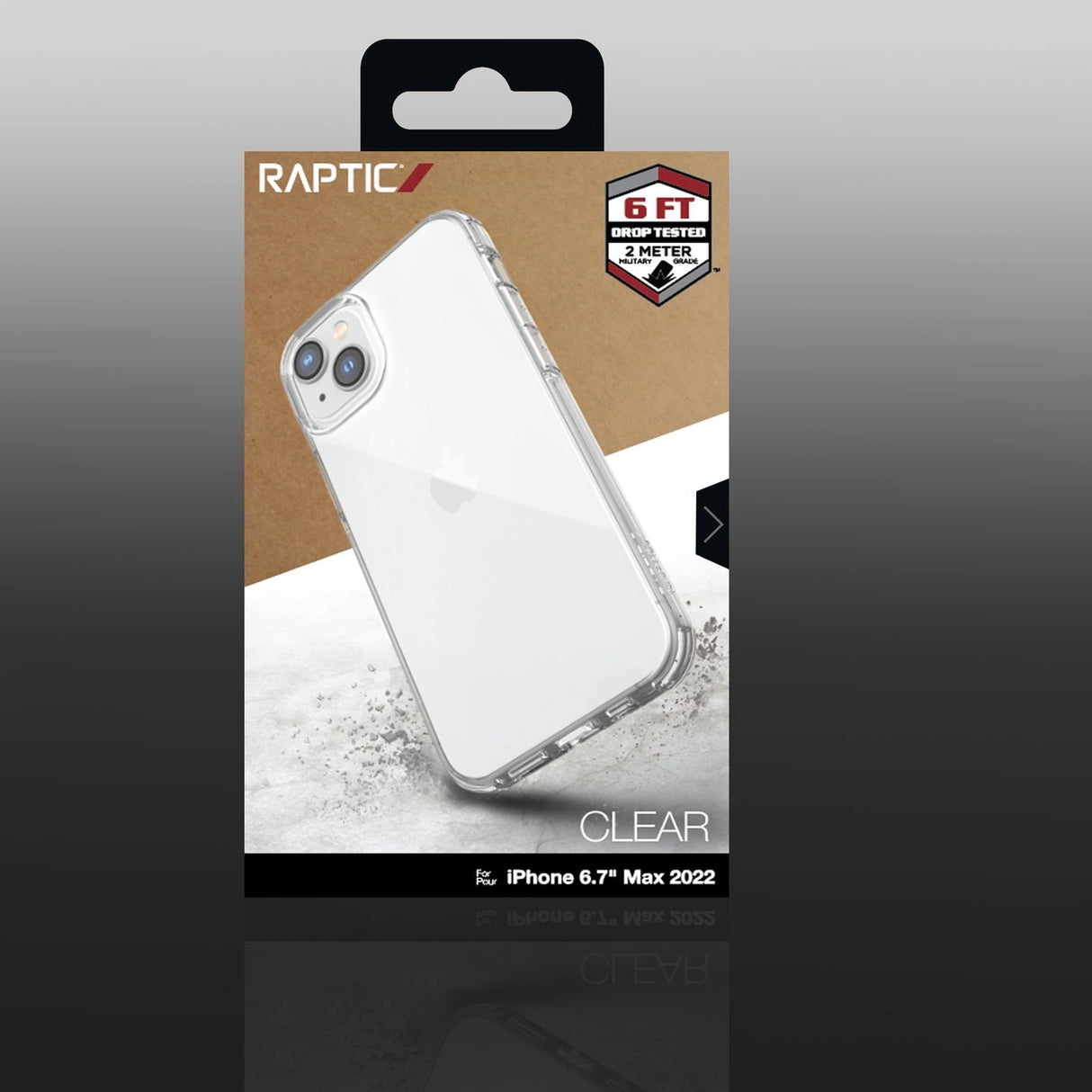 Raptic X-Doria Clear Case iPhone 14 Plus pansret gennemsigtigt cover