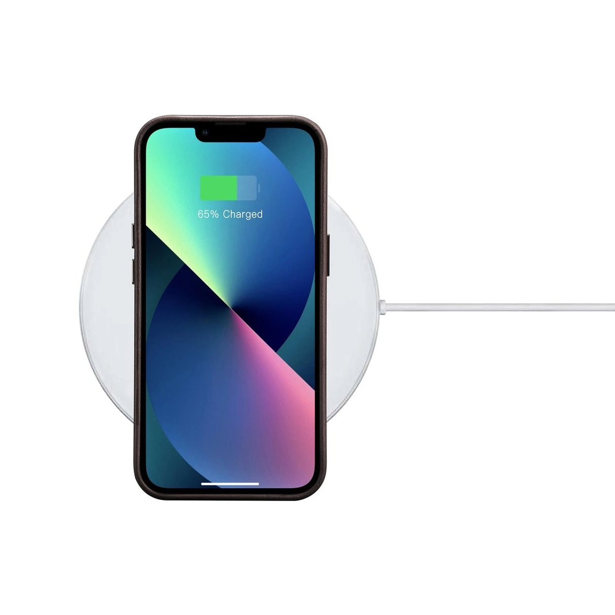 iCarer Oil Wax Premium Leather Case magnetisk læder- iPhone 14 med MagSafe brun (WMI14220701-BN)