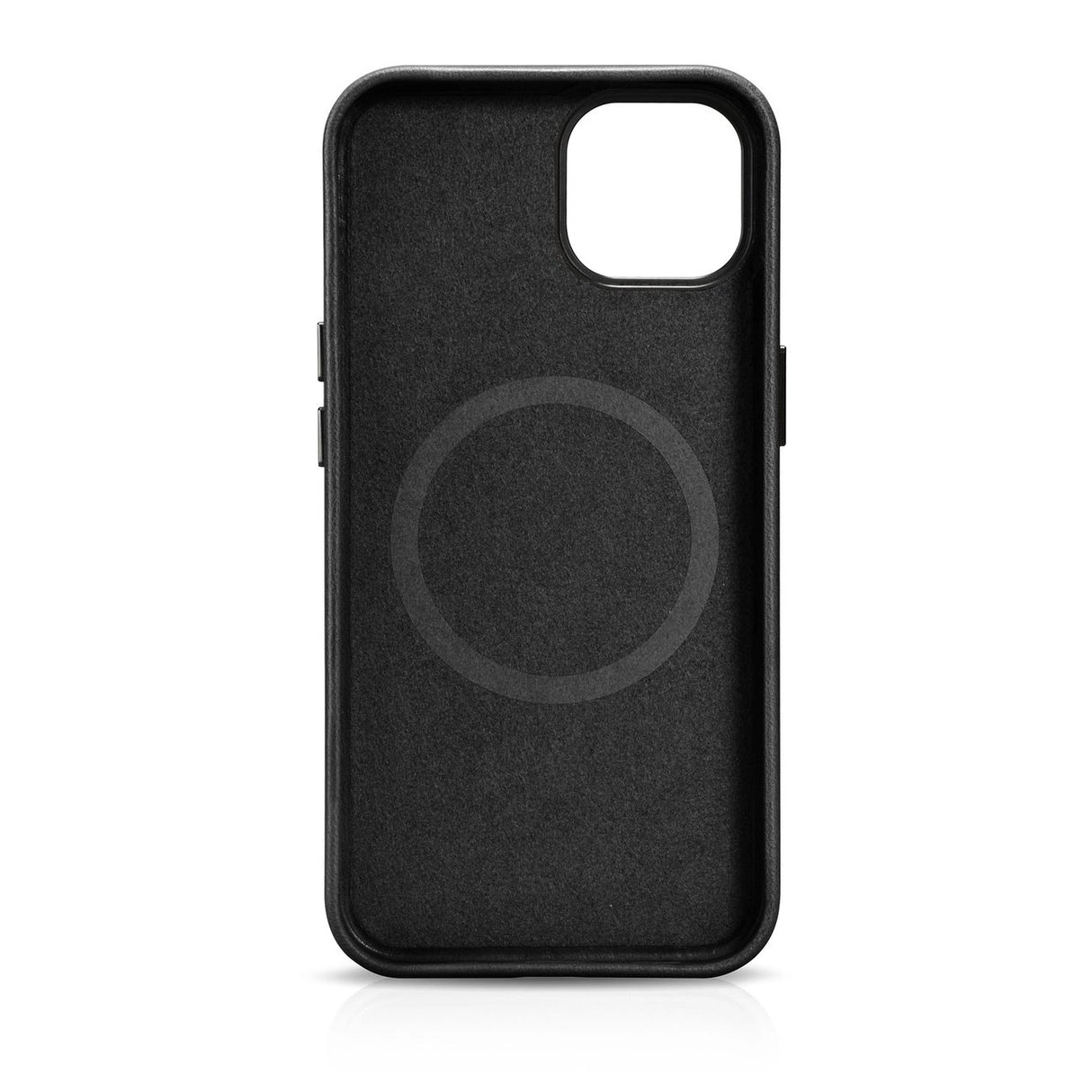 iCarer Oil Wax Premium Ledder Case iPhone 14 Plus Magnetisk Ledder Case med MagSafe Black (WMI14220703-BK)