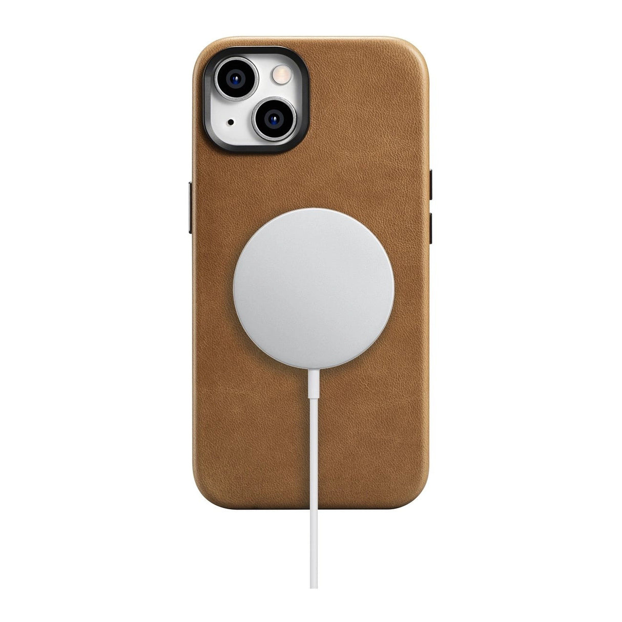 iCarer Oil Wax Premium Ledder Case iPhone 14 Plus Magnetisk Ledder Case med MagSafe Brown (WMI14220703-TN)