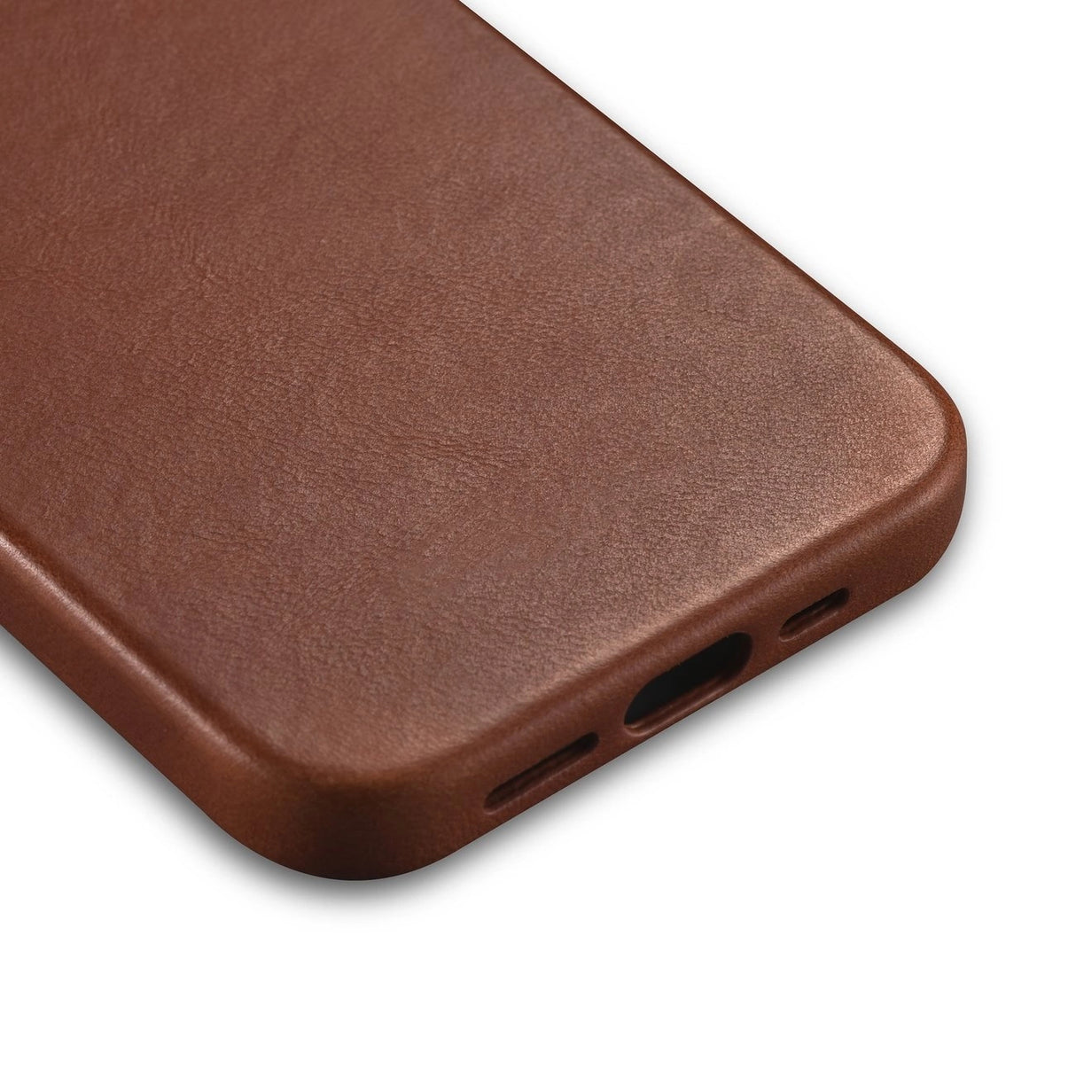 iCarer Oil Wax Premium Ledder Case iPhone 14 Plus Magnetisk Ledder Case med MagSafe Brown (WMI14220703-RB)