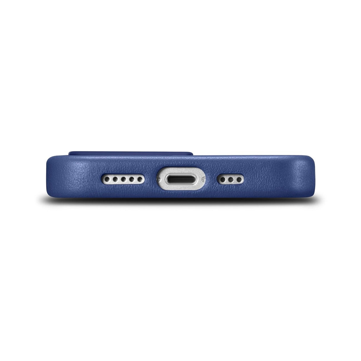 iCarer Case Leather Cover Ægte læder Case til iPhone 14 Pro Max blå (WMI14220708-BU) (MagSafe kompatibel)