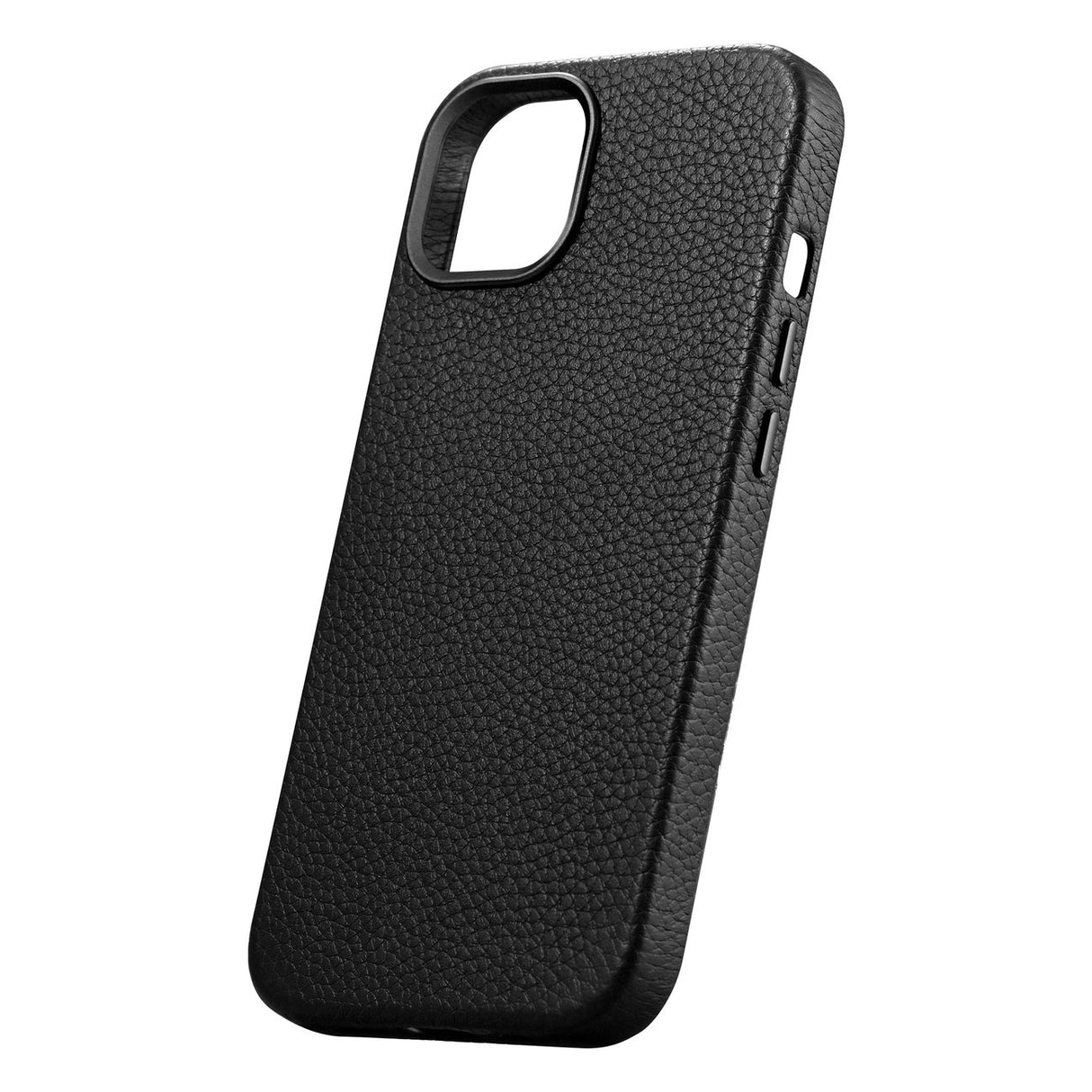 iCarer Litchi Premium Ledder Case iPhone 14 Magnetisk Ledder Case med MagSafe Black (WMI14220709-BK)