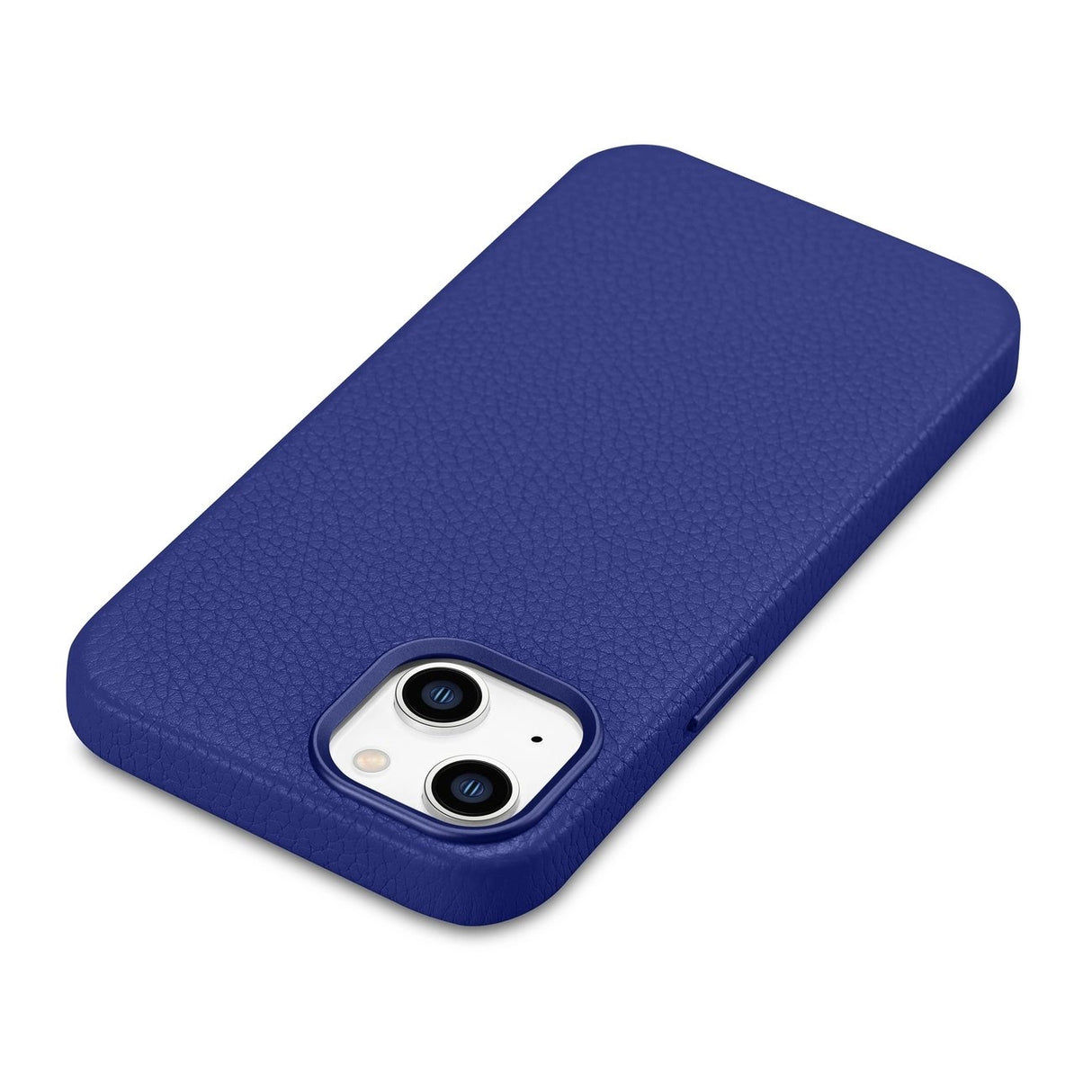 iCarer Litchi Premium Ledder Case iPhone 14 Magnetisk Ledder Case med MagSafe Dark Blue (WMI14220709-DB)