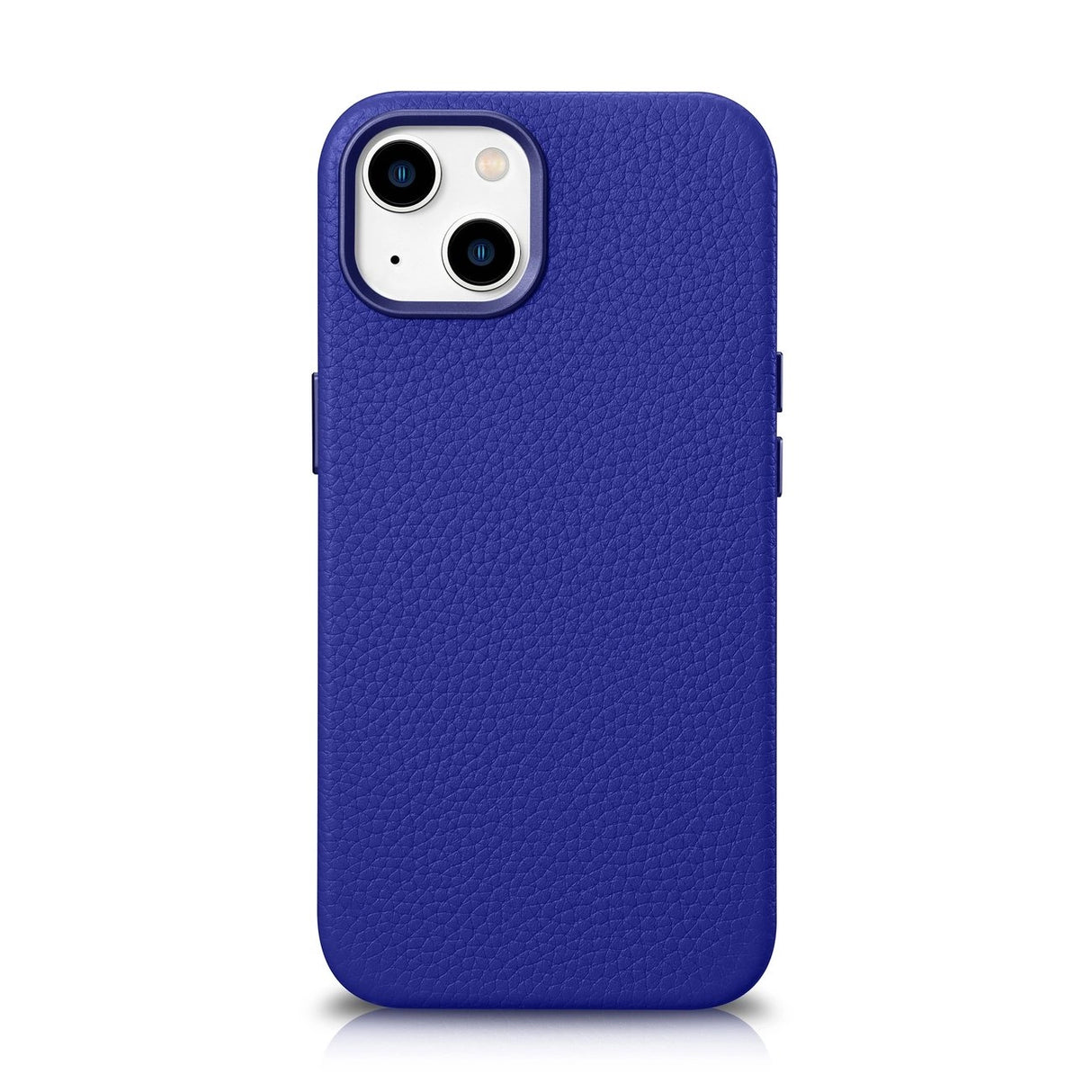 iCarer Litchi Premium Ledder Case iPhone 14 Plus Magnetisk Ledder Case med MagSafe Dark Blue (WMI14220711-DB)