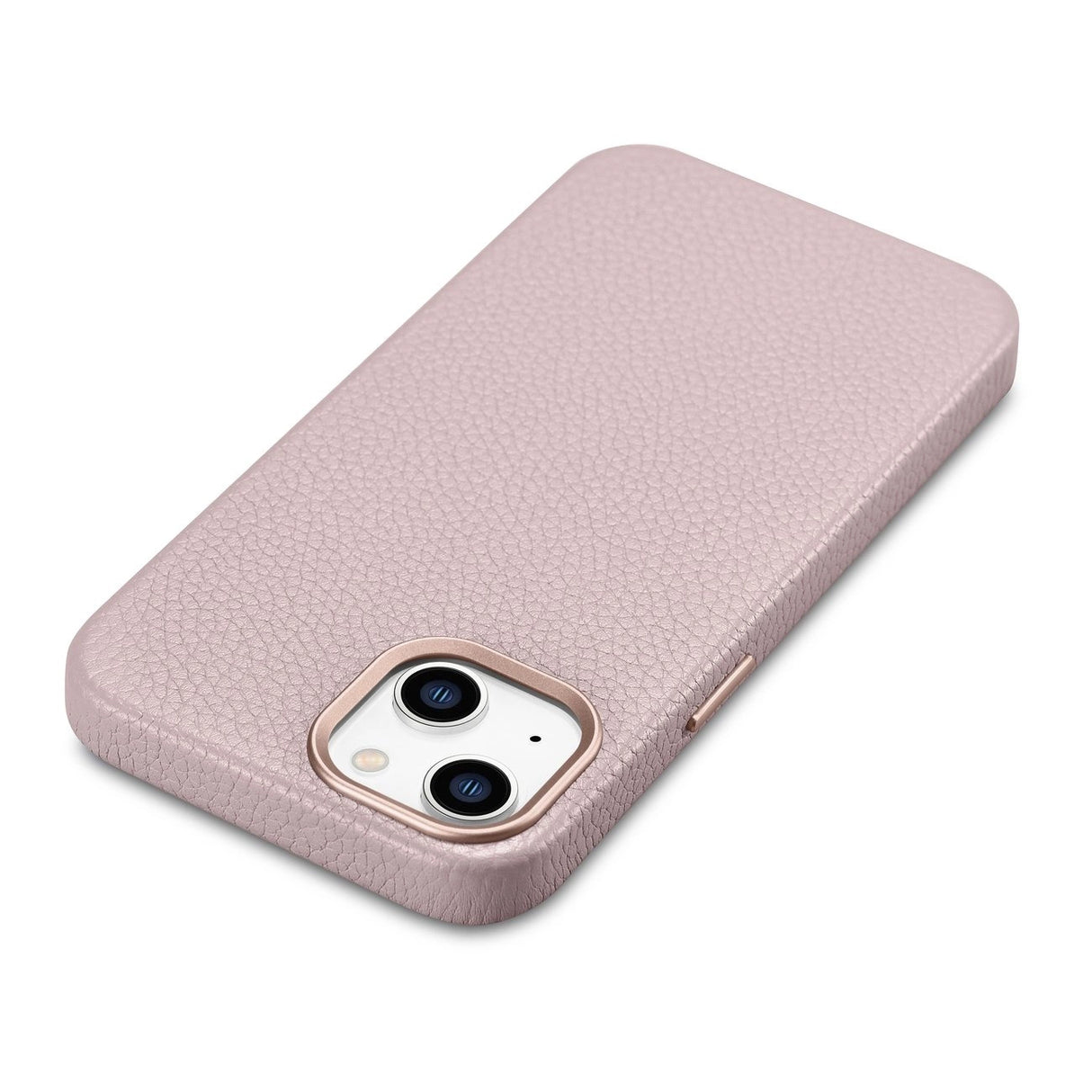 iCarer Litchi Premium Ledder Case iPhone 14 Plus Magnetisk Ledder Case med MagSafe Pink (WMI14220711-PK)