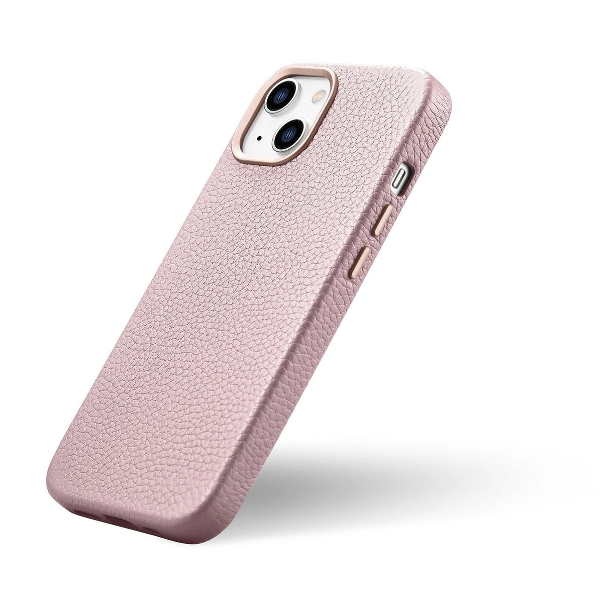 iCarer Litchi Premium Ledder Case iPhone 14 Plus Magnetisk Ledder Case med MagSafe Pink (WMI14220711-PK)