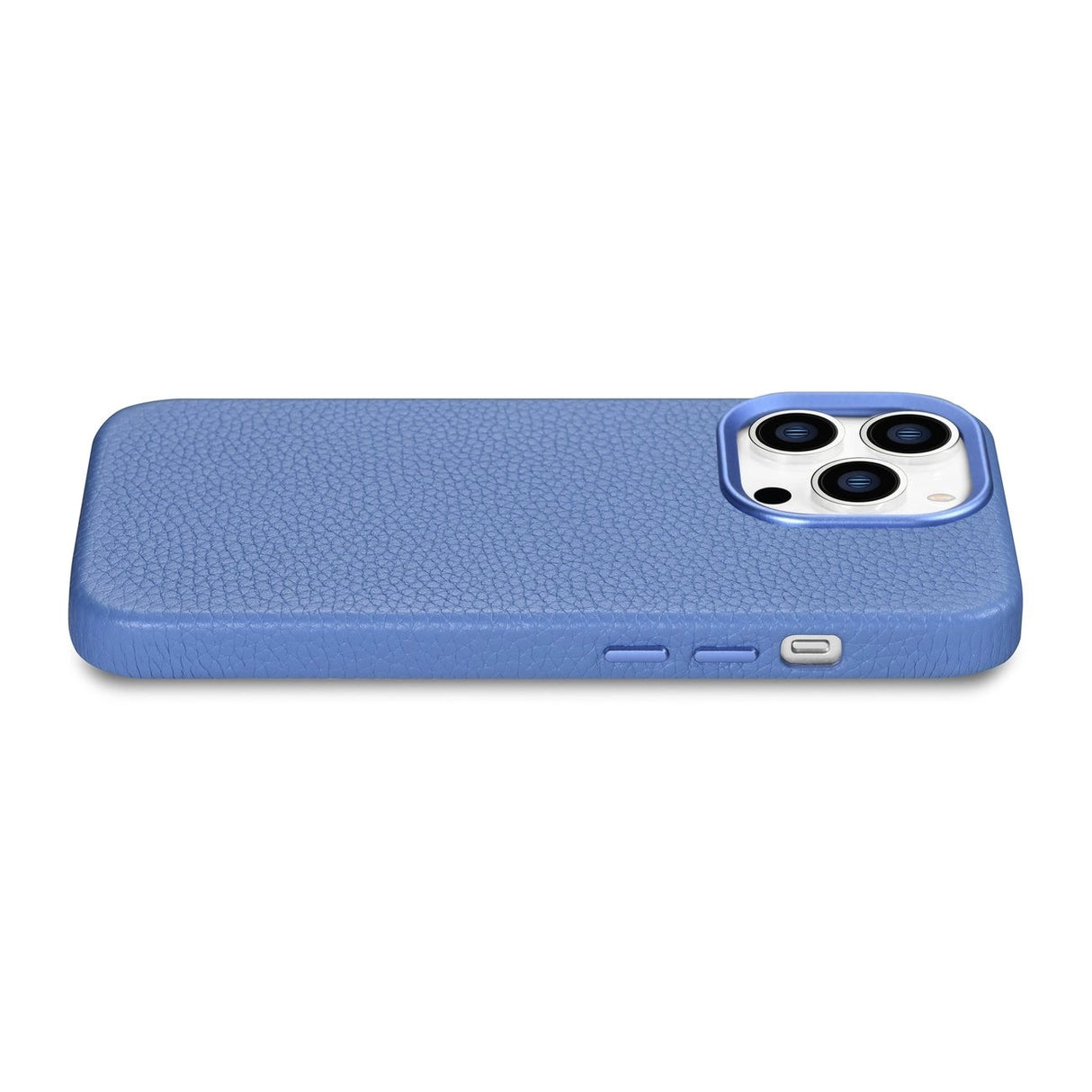 iCarer Litchi Premium Ledder Case iPhone 14 Pro Max Magnetisk Ledder Case med MagSafe Light Blue (WMI14220712-LB)