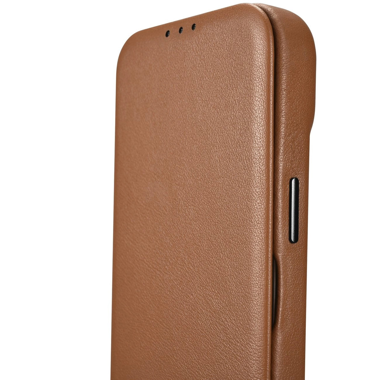 iCarer CE Premium læder Folio Case iPhone 14 Plus Magnetisk Flip læder Folio Case MagSafe Brown (WMI14220715-BN)