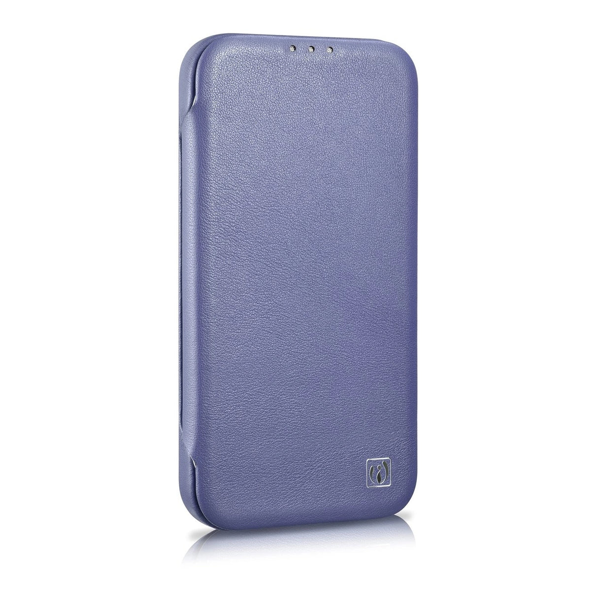 iCarer CE Premium læder Folio Case iPhone 14 Plus Magnetisk Flip læder Folio Case MagSafe Light Purple (WMI14220715-LP)