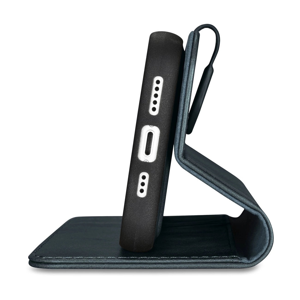 iCarer Oil Wax Wallet Case 2in1 Cover iPhone 14 Plus Anti-RFID Læder Flip Case Blå (WMI14220723-BU)