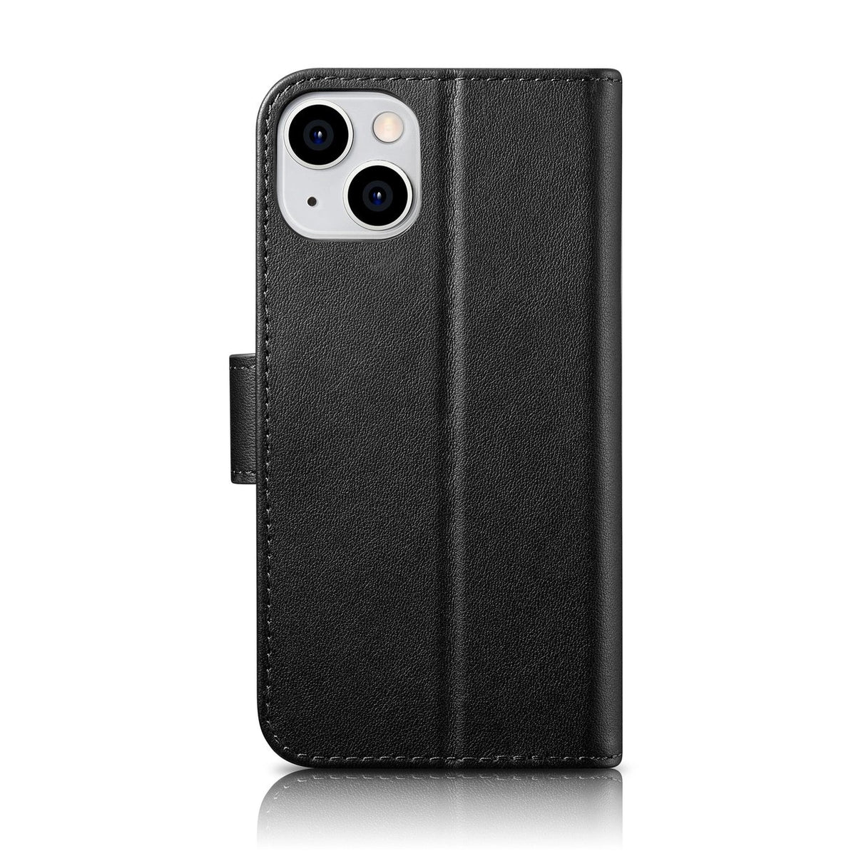 iCarer Wallet Case 2in1 Cover iPhone 14 Plus Anti-RFID Læder Flip Case sort (WMI14220727-BK)