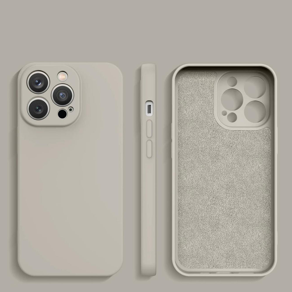 Silikonæske iPhone 14 Plus silikonæske beige