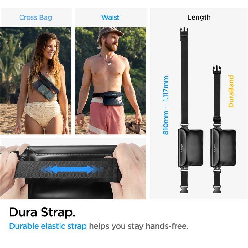 Spigen Aqua Shield A620 Waterproof Hip Bag IPX8 - Black