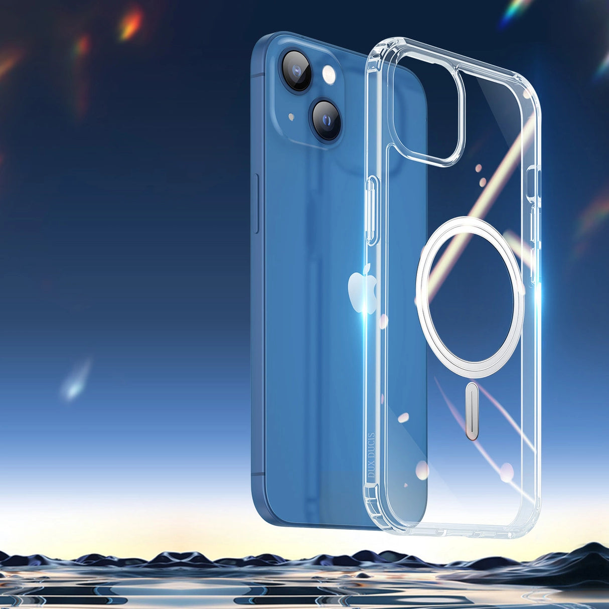 Dux Ducis Clin magnetisk case til iPhone 14 Plus kompatibel med MagSafe transparent