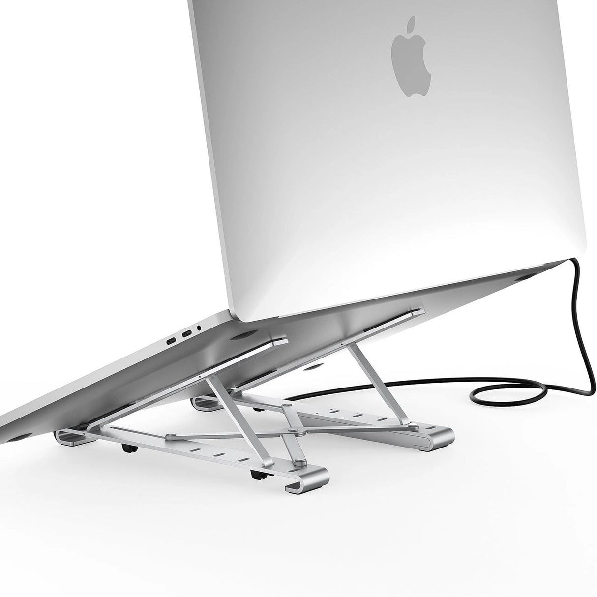 Choetech stand multifunktionsstation til bærbar pc PD / USB-C HDMI (4K / 30Hz) / 2xUSB-A / 1xUSB-C / 1xSD / 1xTF sort (HUB-M43)