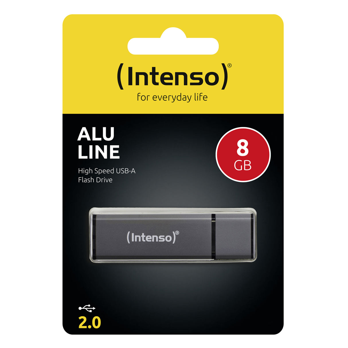 Intenso Alu Line USB-nøgle 8 GB USB Type-A 2.0 Anthracit