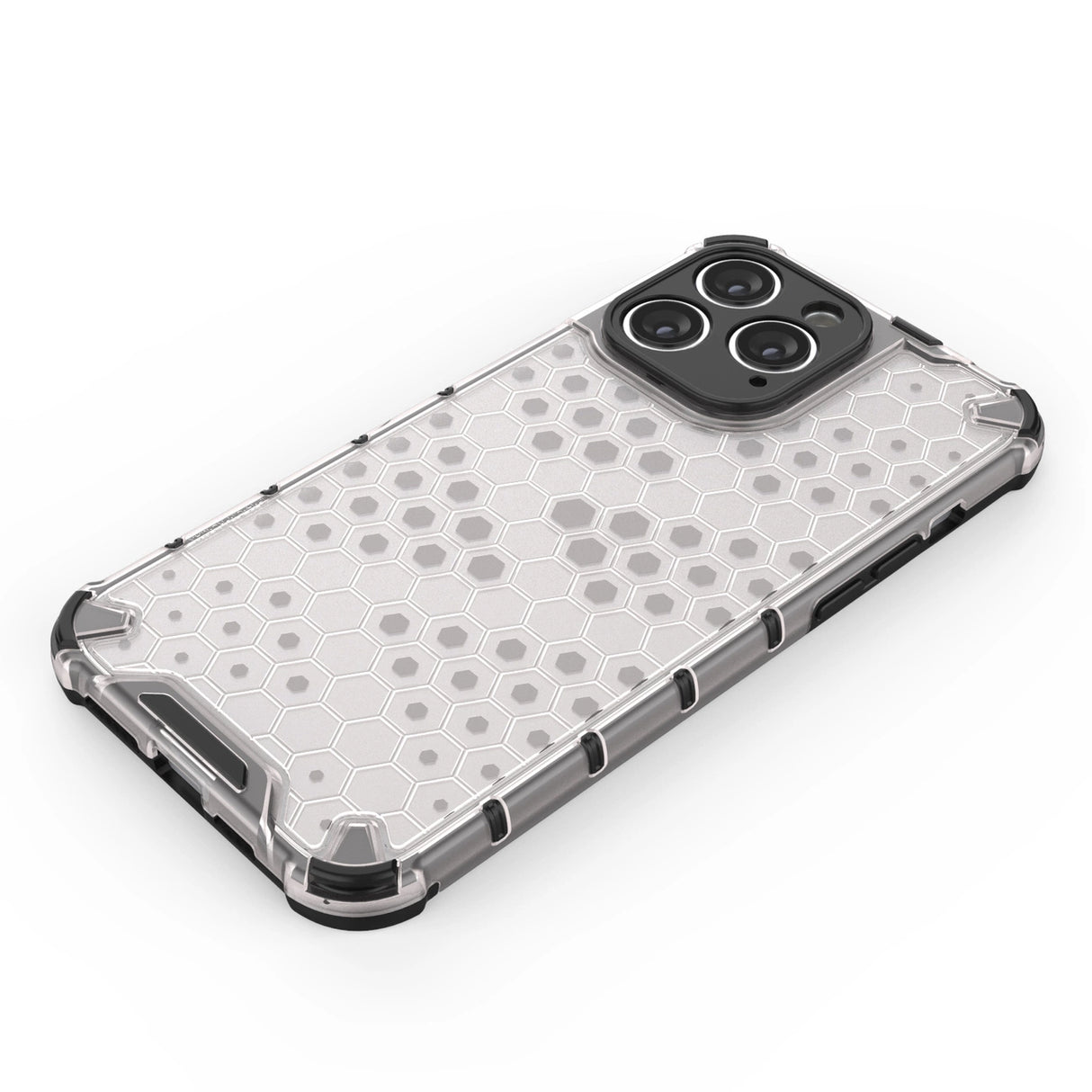 Honeycomb case til iPhone 14 Pro pansret hybrid cover blå