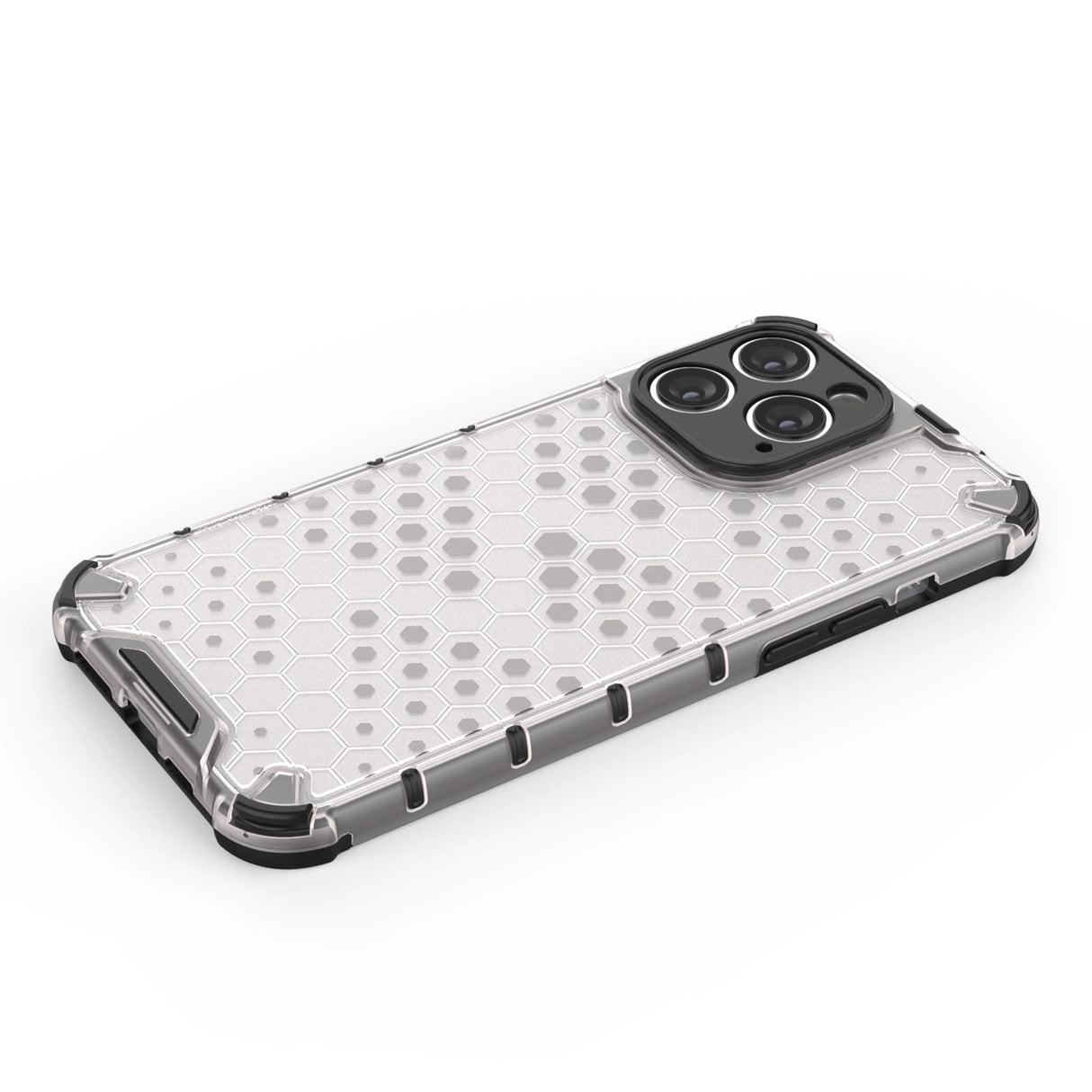 Honeycomb case til iPhone 14 Pro Max pansret hybrid cover gennemsigtigt