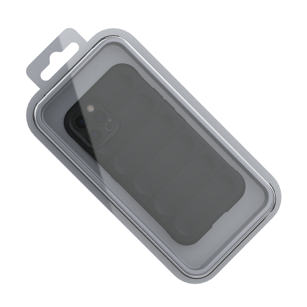 Magic Shield Case for iPhone 14 Plus elastisk rustet kuffert i burgundfarve