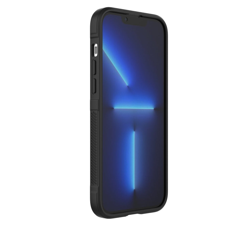 Magic Shield Case for iPhone 14 Plus elastisk rustet kuffert i burgundfarve