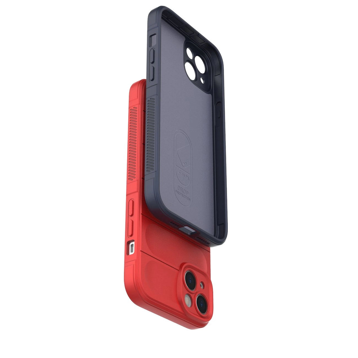 Magic Shield Case for iPhone 14 Plus fleksibelt pansret sag lysblå