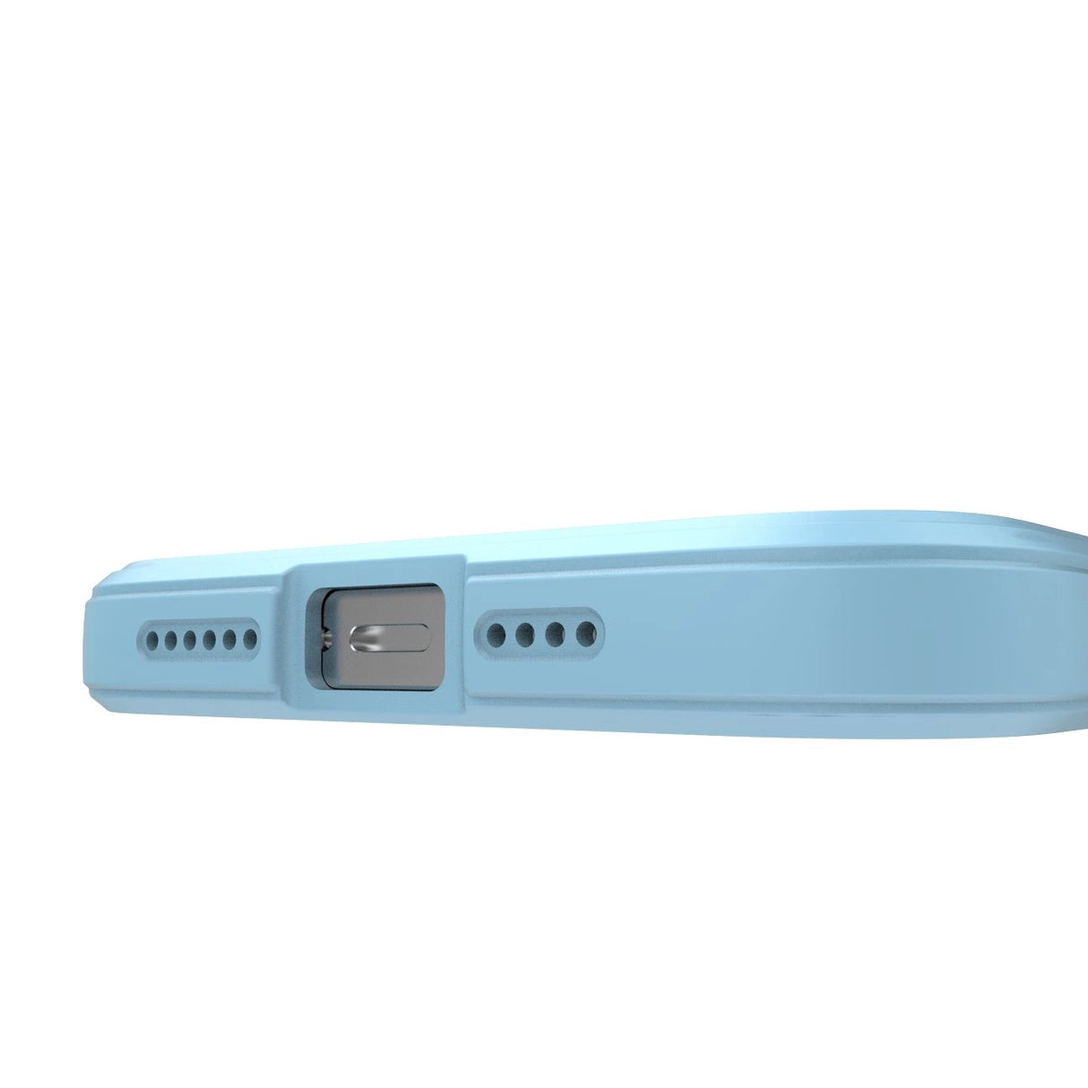 Magic Shield Case for iPhone 14 Plus fleksibelt pansret sag lysblå