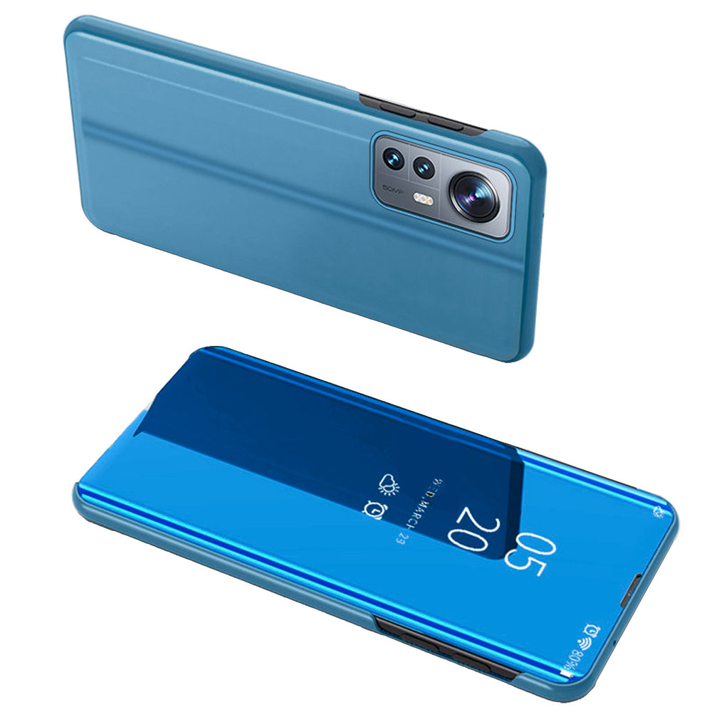 Clear View Case cover til Xiaomi 12 Lite blå flip cover
