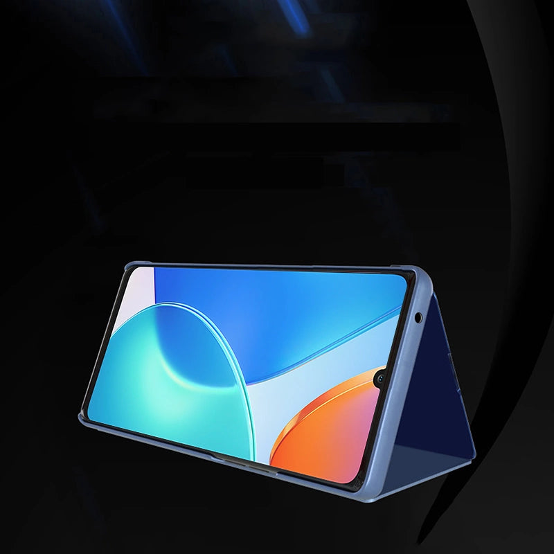 Clear View Case til Honor X7 / Honor Play 30 Plus flip cover sort