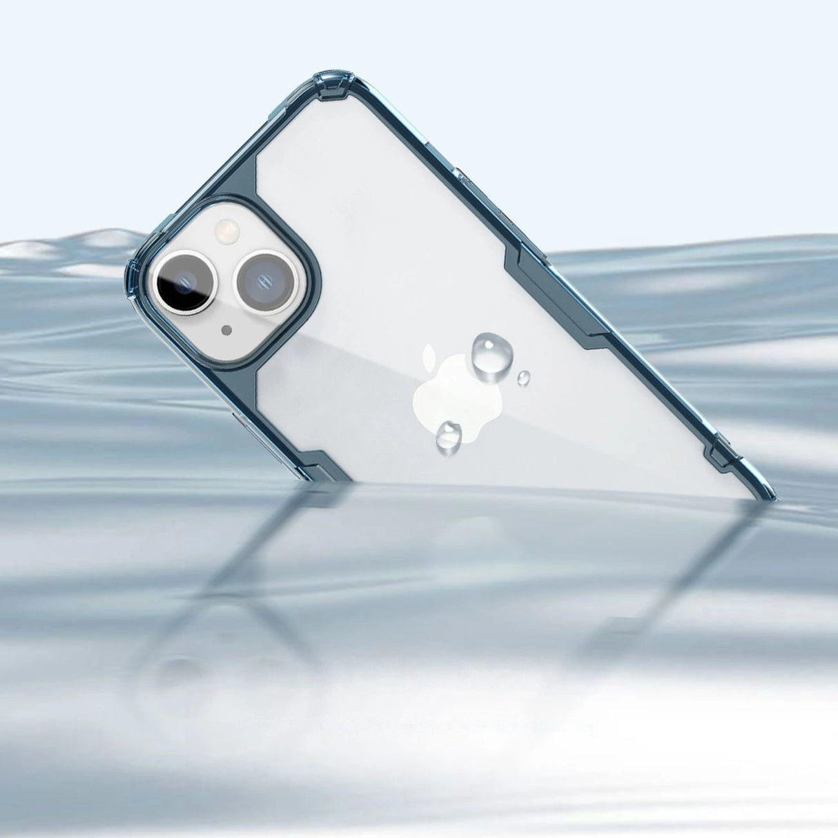 Nillkin Nature Pro sag iPhone 14 pansret cover blå cover