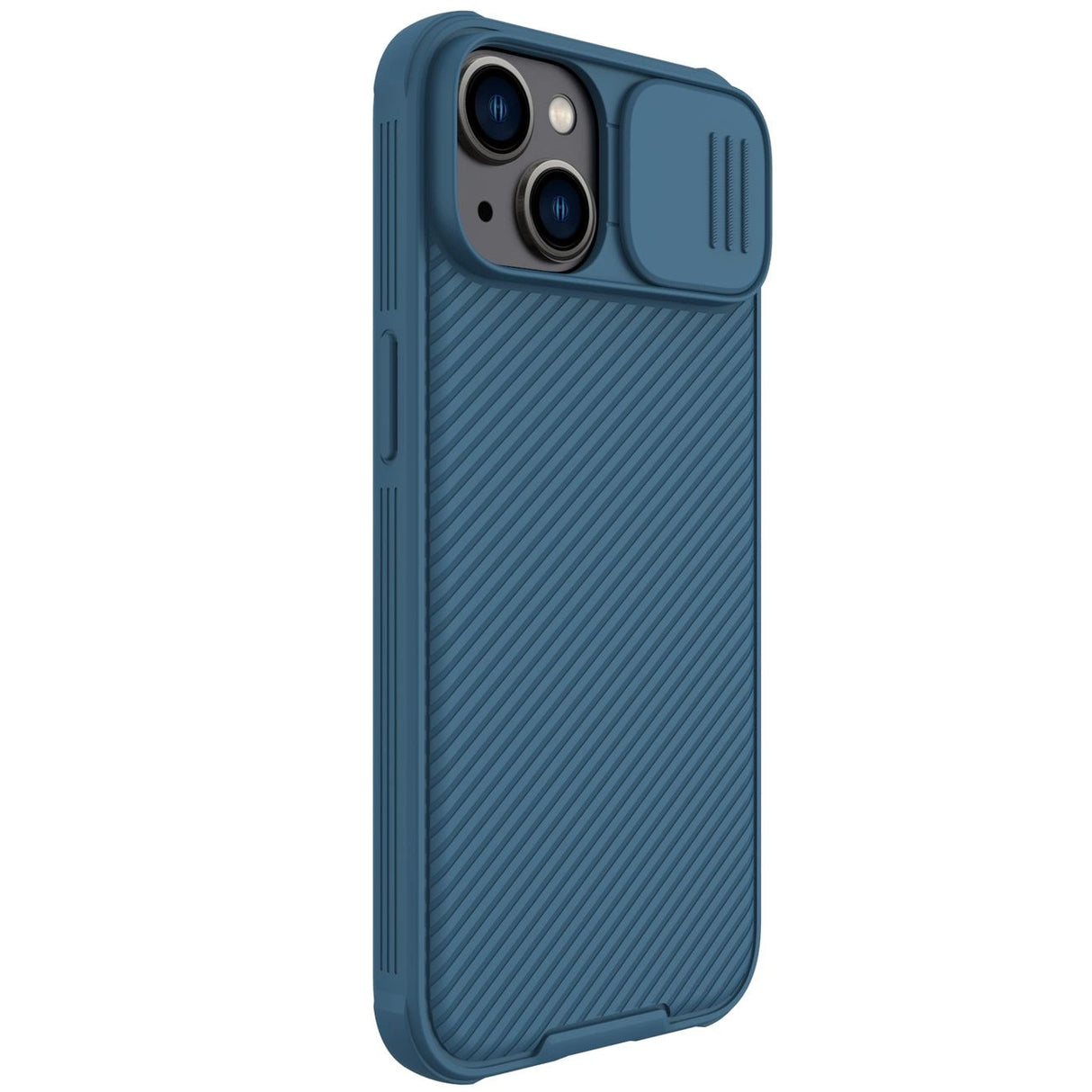 Nillkin CamShield Pro Case iPhone 14 Plus Armored Cover Camera Protector Blå
