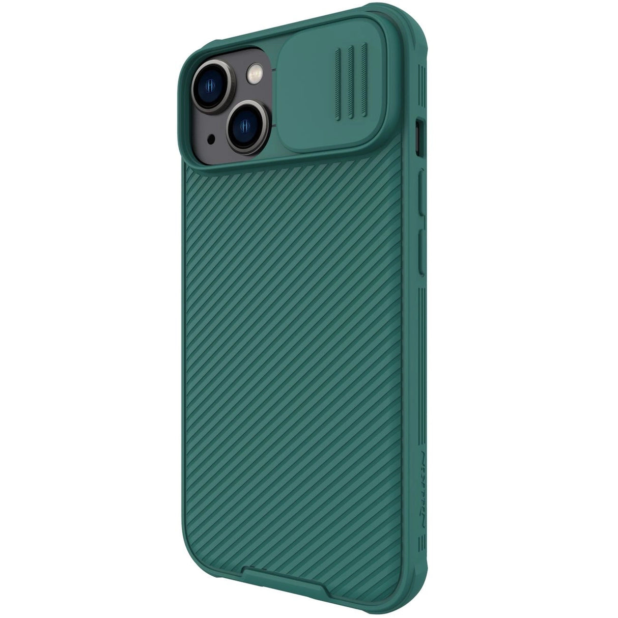 Nillkin CamShield Pro Case iPhone 14 Plus Armored Cover Camera Protector Grøn