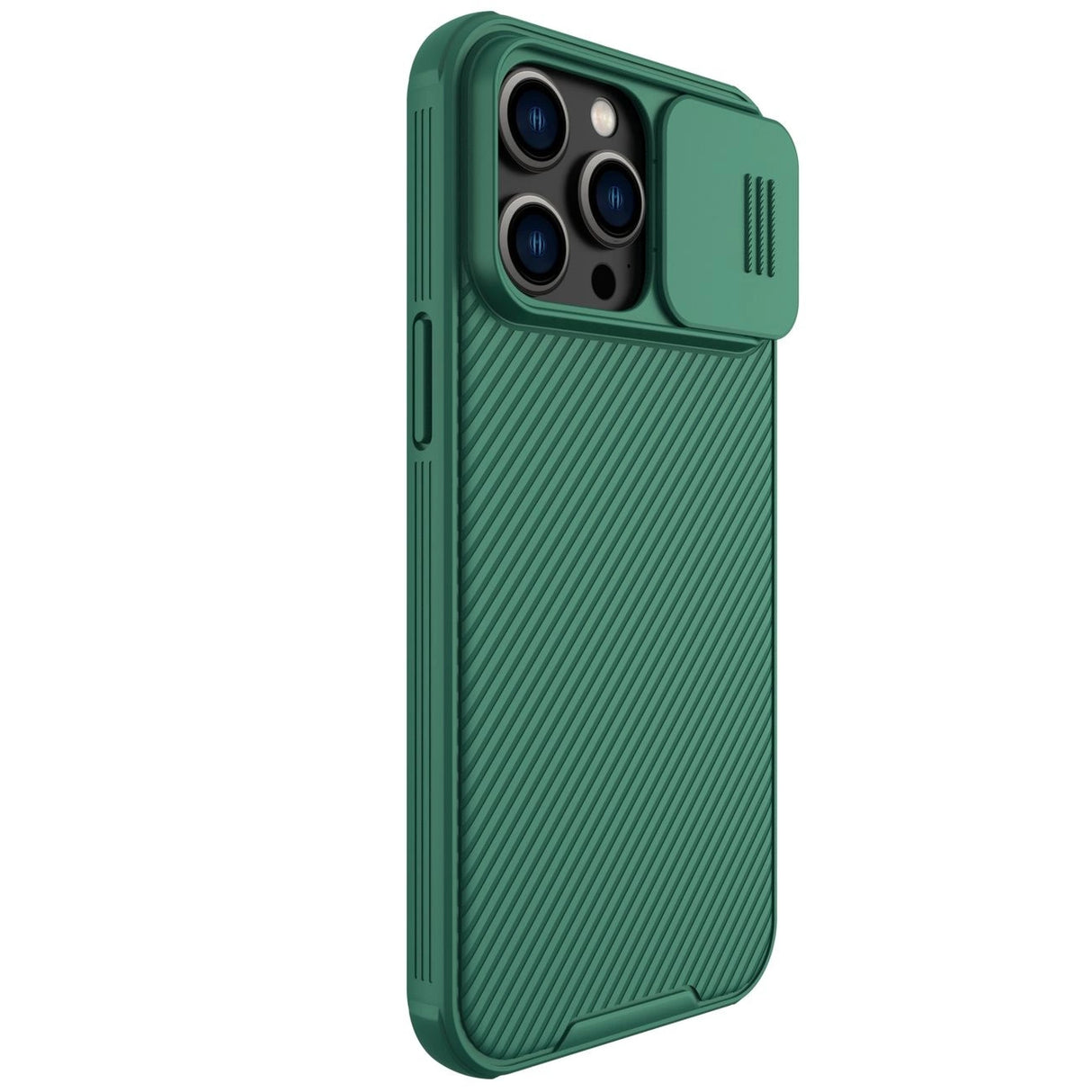 Nillkin CamShield Pro Case iPhone 14 Pro Max Armored Cover Camera Protector Grøn