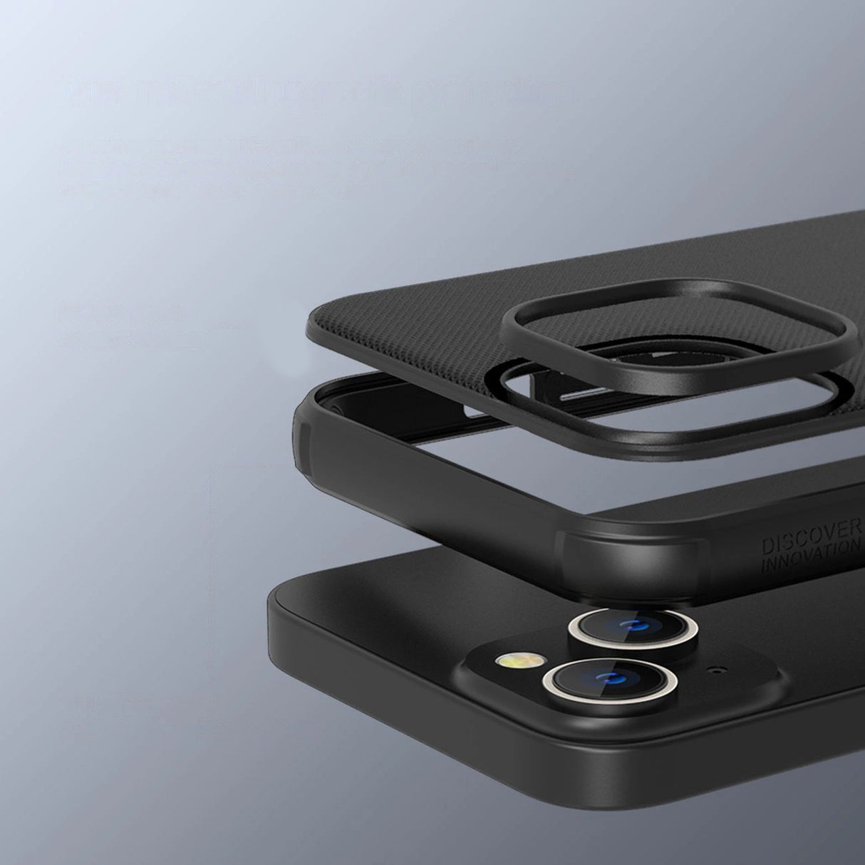 Nillkin Super Frosted Shield Pro-hylster til iPhone 14 Plus bagdæk grøn