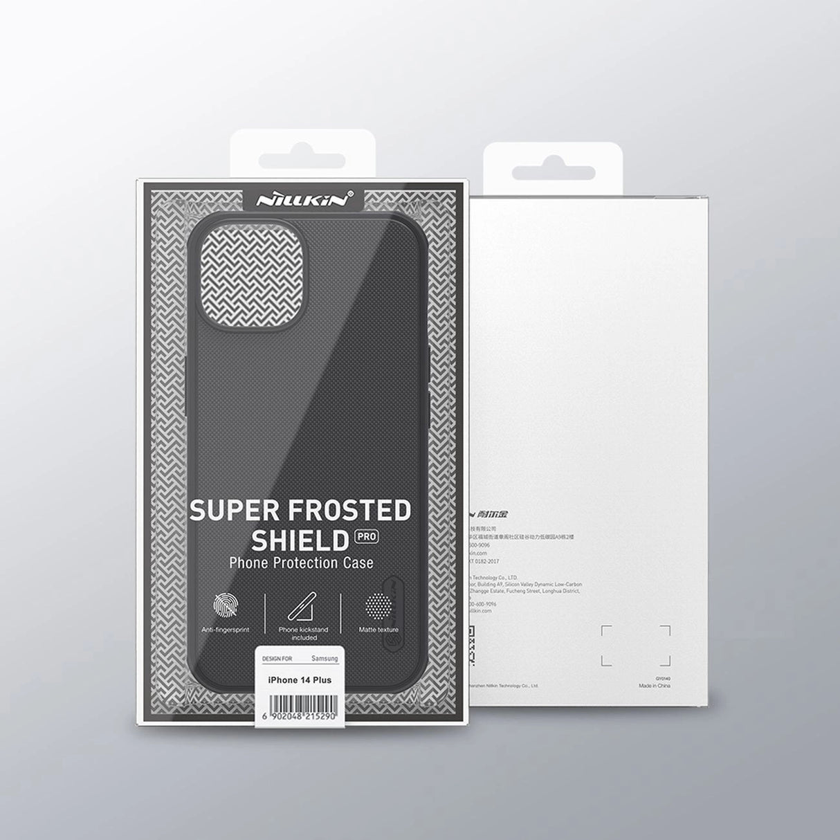 Nillkin Super Frosted Shield Pro-hylster til iPhone 14 Plus bagdæk grøn