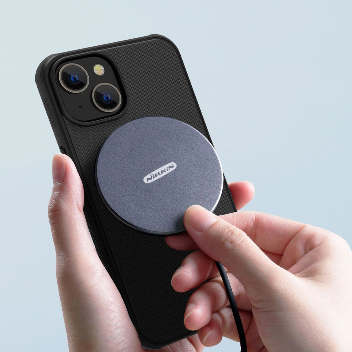 Nillkin Super Frosted Shield Pro Magnetisk Case til iPhone 14 Plus med MagSafe magnetisk blå